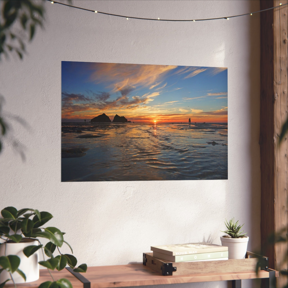 Golden Tide | Holywell Bay Cornwall Fine Art Giclée Print