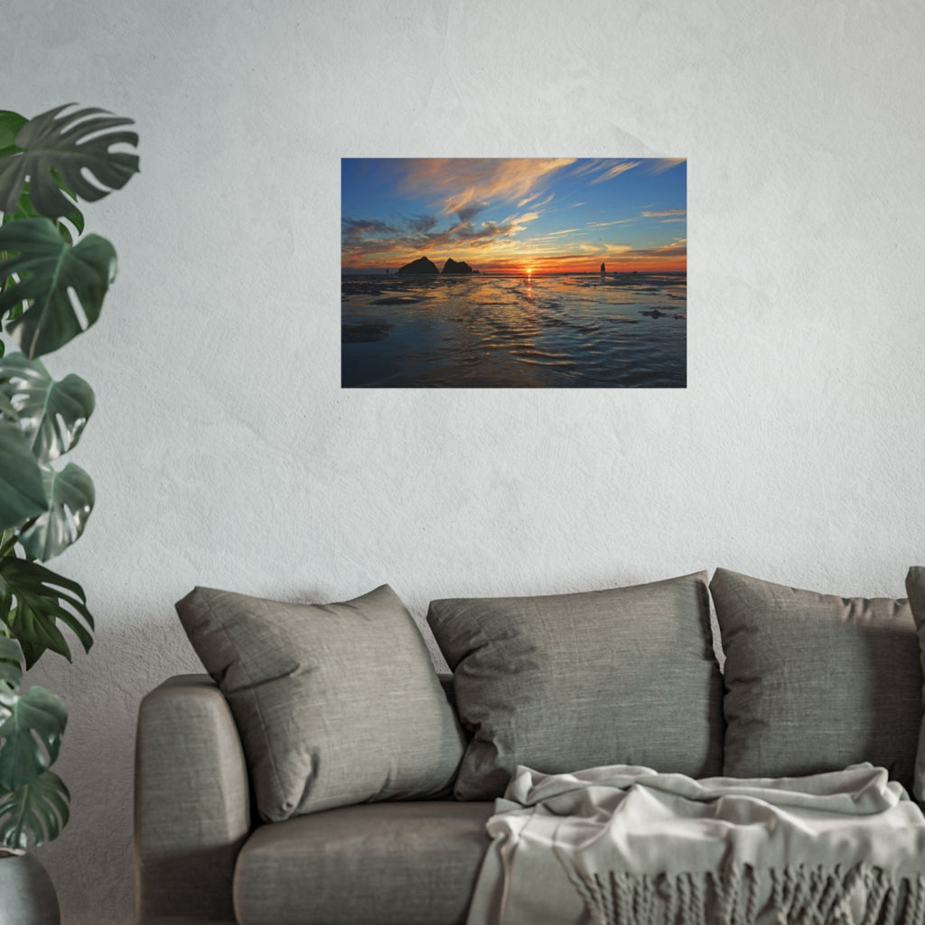 Golden Tide | Holywell Bay Cornwall Fine Art Giclée Print