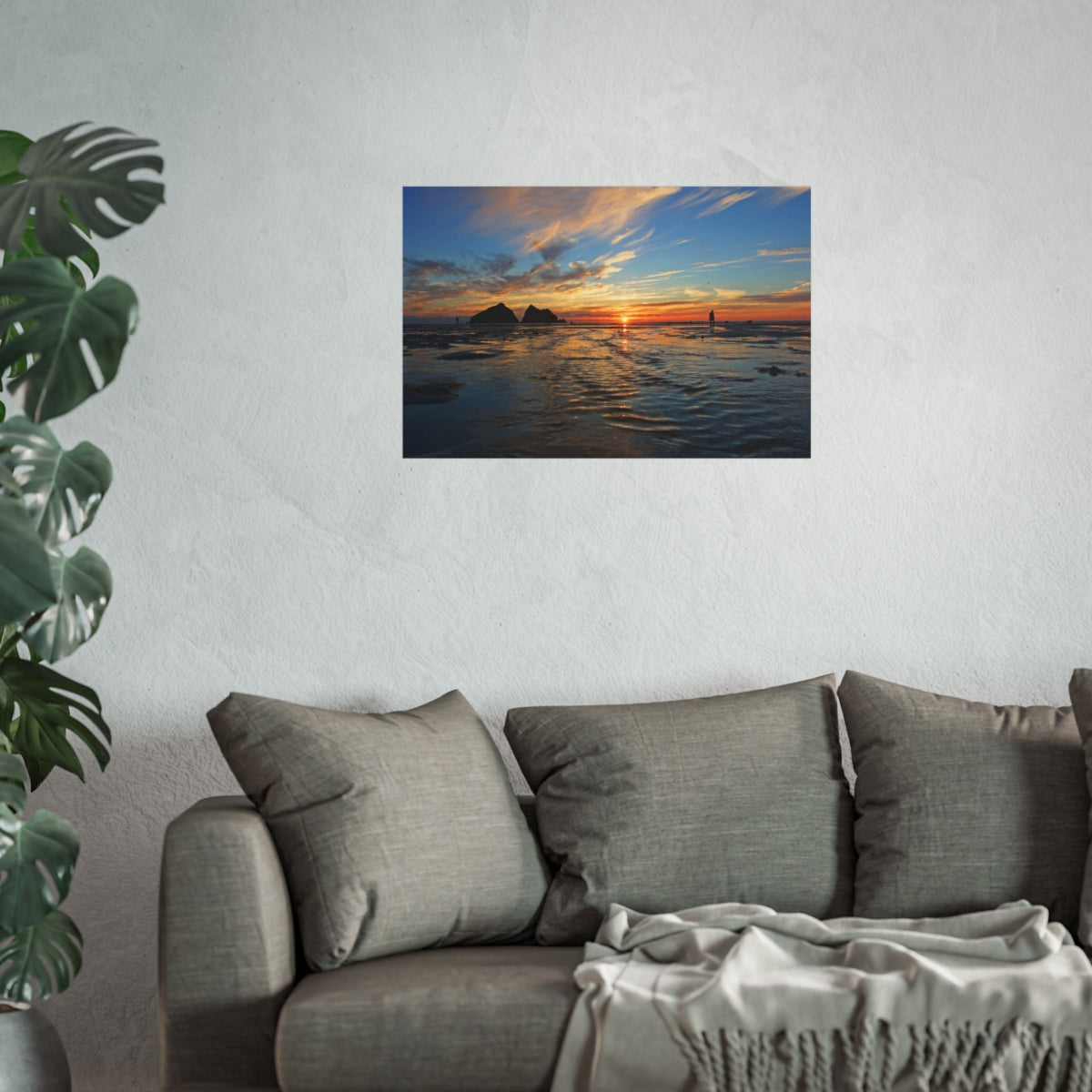 Golden Tide | Holywell Bay Cornwall Fine Art Giclée Print