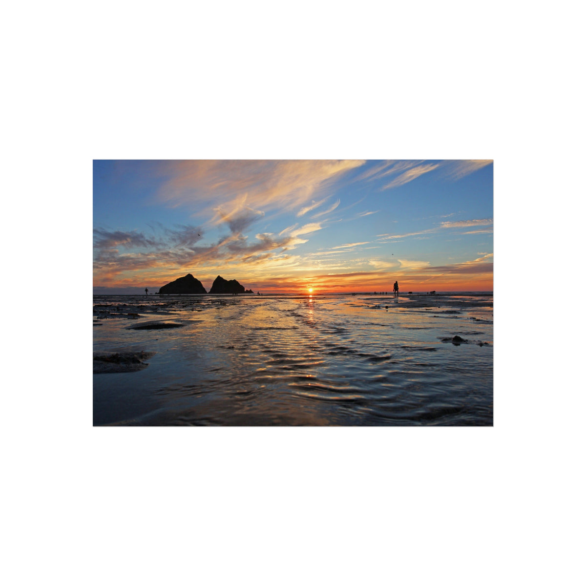 Golden Tide | Holywell Bay Cornwall Fine Art Giclée Print