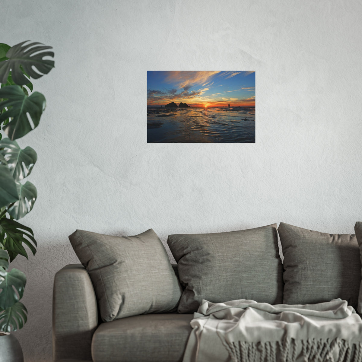 Golden Tide | Holywell Bay Cornwall Fine Art Giclée Print